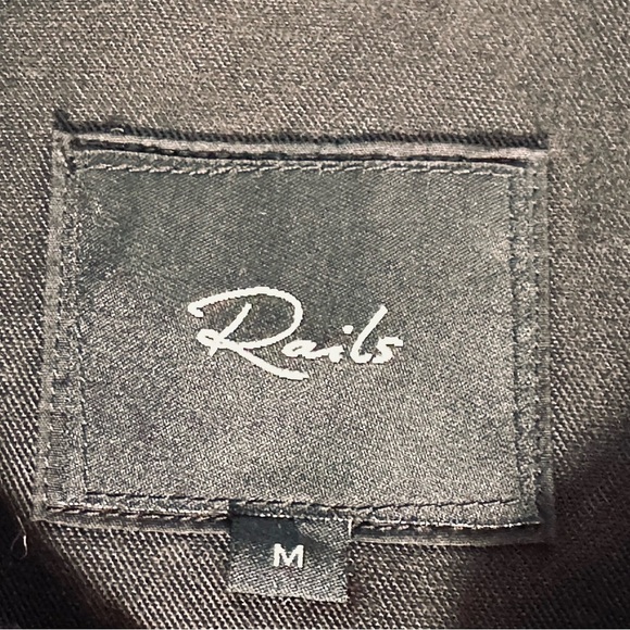 Rails Black Star Women’s Button Down - Picture 7 of 10
